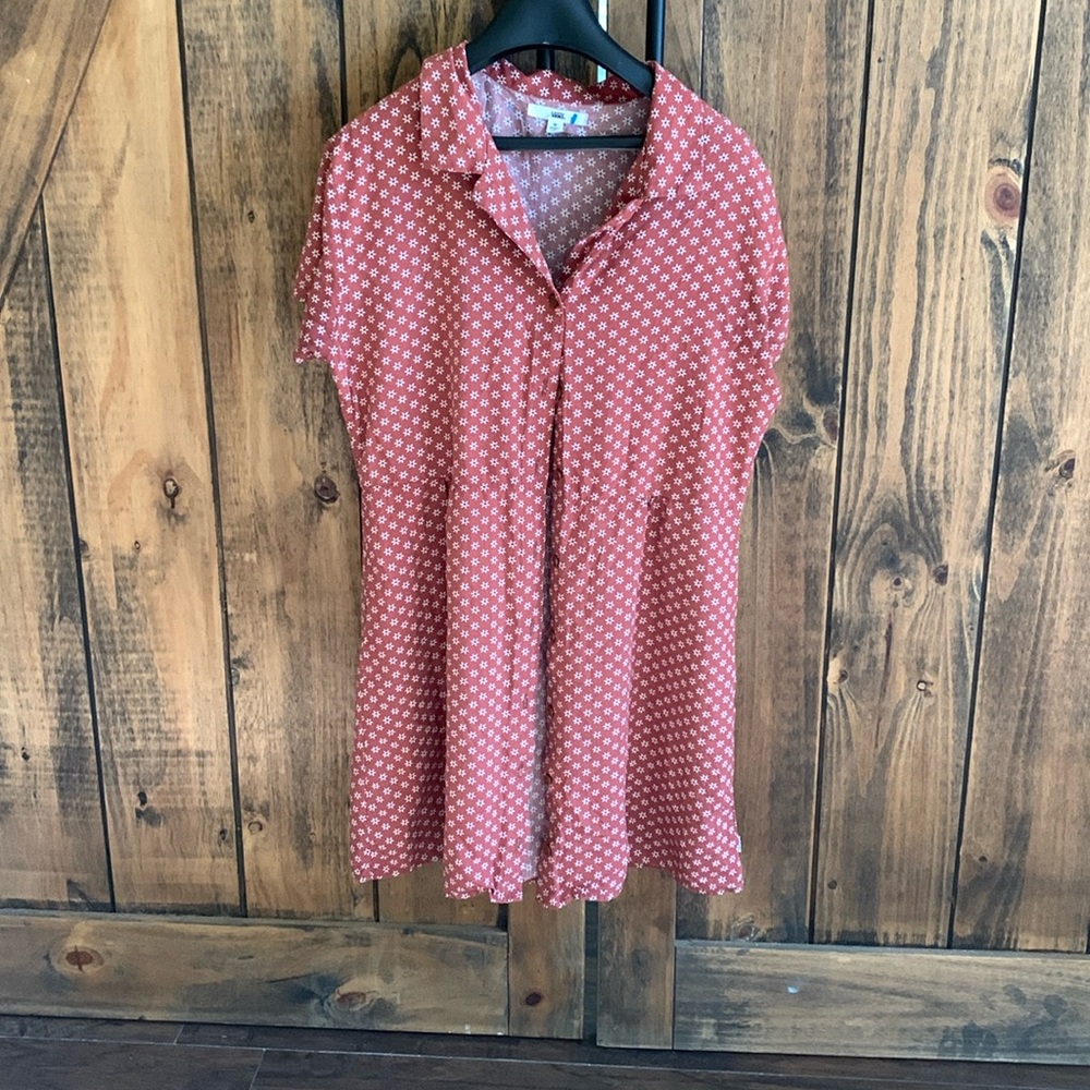 Vans dress size M, rust color
